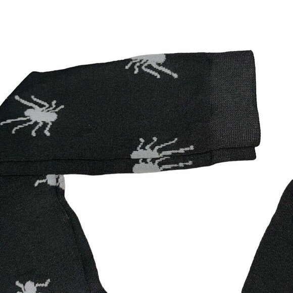 Unbranded Women's Over the Knee Stockings Size 8/9 Goth Punk Spider Anime Black - Picture 6 of 6